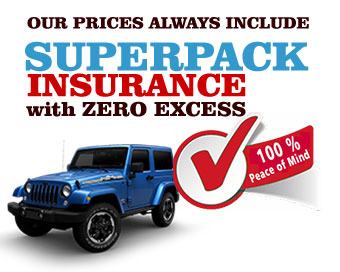 Superpack insurance with no excess always include in the prices